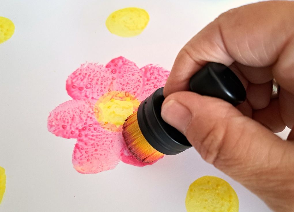 Fleurs couleurs chaudes