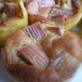 Clafoutis à la rhubarbe et au gingembre