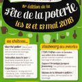 12 & 13 Mai , fête de la poterie à Saint Amand 