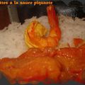 Crevettes à la sauce piquante 