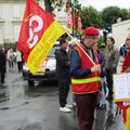 Manifestation contre la restructuration de plusieurs services du centre hospitalier du Sud-Gironde