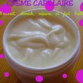 Crème capillaire réparatrice