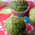 Petits gâteaux à la vapeur au thé matcha