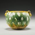 A Sancai-Glazed Pottery Jar, Tang Dynasty