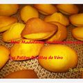 Mini madeleines au clementine curd