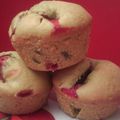 Muffins Fraises-Pistache