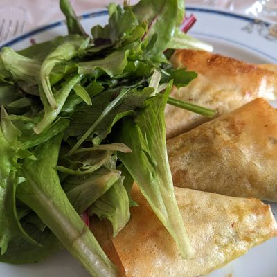 Samoussas au poulet et au curry