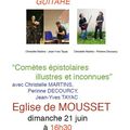 Aveyron - Eglise de Mousset : Chansons, Poésie et Guitare...