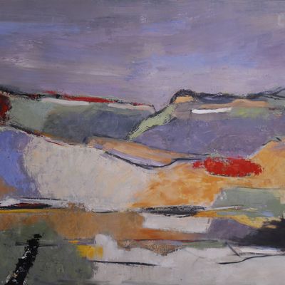 atmosphèree huile sur toile 97 x 130 cm