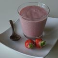 Smoothie fraises / bananes (pourrites)