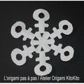 Kirigami Flocon de neige1 pour " Noël "