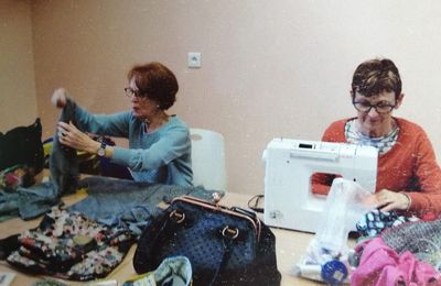 Couture vêtement (atelier) avec Christiane L.