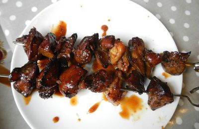 Yakitori (foie de poulet)/焼き鳥、キモ