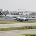 Aéroport: Toulouse-Blagnac(TLS-LFBO): Qatar Airways: Airbus A350-941: A7-ALA: F-WZFA: MSN:006. 1er A350 pour QATAR Airways.