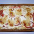 Lasagne tomates, courgettes et sa crème de chèvre