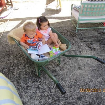 Clémence, Grégoire et Margaux les 3 et 4 aout dans le Sud Ouest