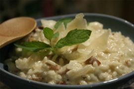 Risotto aux champignons (recette italienne du risotto alla fungaiola)