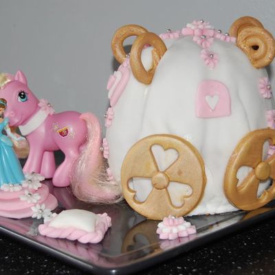 Gateau "la calèche de la princesse"