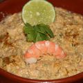 TARTINADE DE CREVETTES AU CURRY