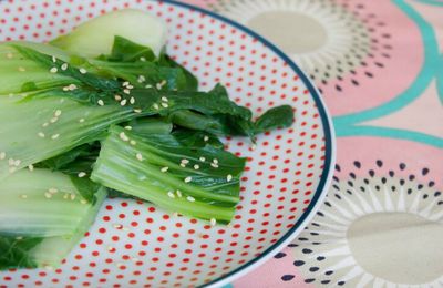 Petits légumes japonais et leur sauce magique