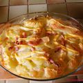 gratin de pomme de terre reblochon lardons