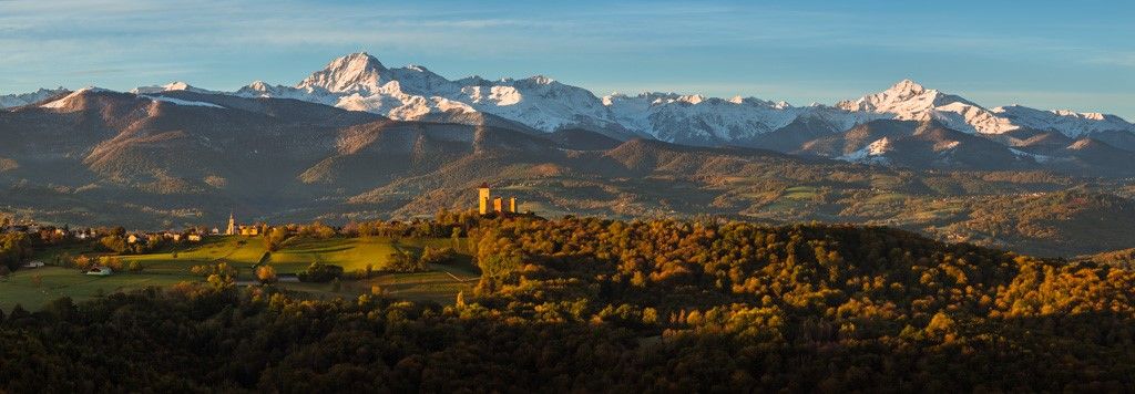 5-Chaîne des Pyrénées depuis la Serre