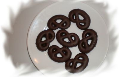 Mini bretzels au chocolat