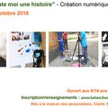 Stage création numérique - Image/texte/son - Octobre 2018