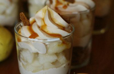 Trifle Poires Spéculos Caramel