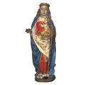 Importante Vierge à l''enfant en tilleul polychrome. Allemage du Sud, probablement souabe. Vers 1500 