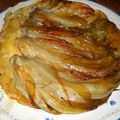 Tarte tatin d'endives.