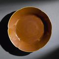A  rare 'Ding' persimmon-glazed lobed dish, Song dynasty (960-1279)
