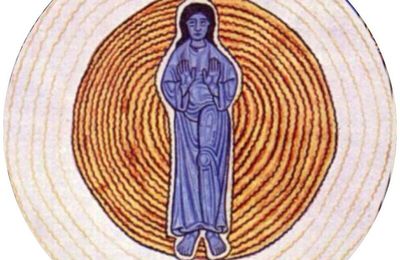 A Mandala "A verdadeira Trindade na verdadeira Unidade" de Hildegarda de Bingen