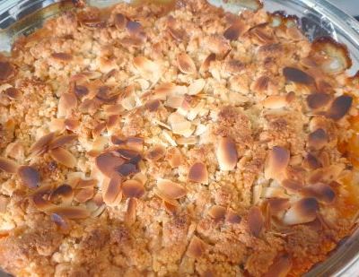 CRUMBLE ABRICOTS-POMMES