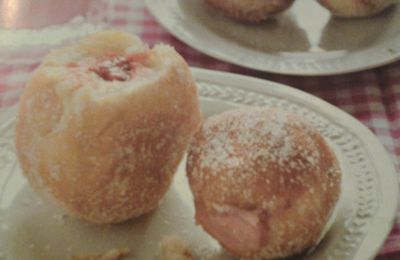 beignets aux fraises