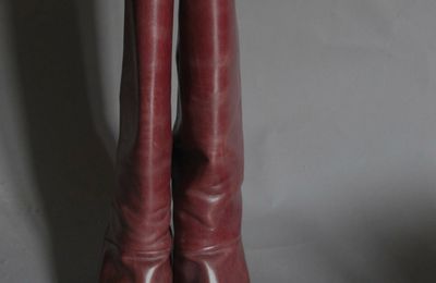 bottes vintage 1970, pointure 36, francois Pinet