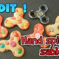 ♡•Hand Spinner en sablé comestible | RECETTE INÉDITE •♡