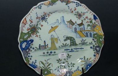 Chinoiseries de Rouen, Paris, Lyon, Marseille, Moustiers, Les Islettes, Nevers, XVIIème & XVIIIème siècles