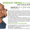 Workshop Benoît le Gourrierec le samedi 28 mai de 14h30 à 17h30