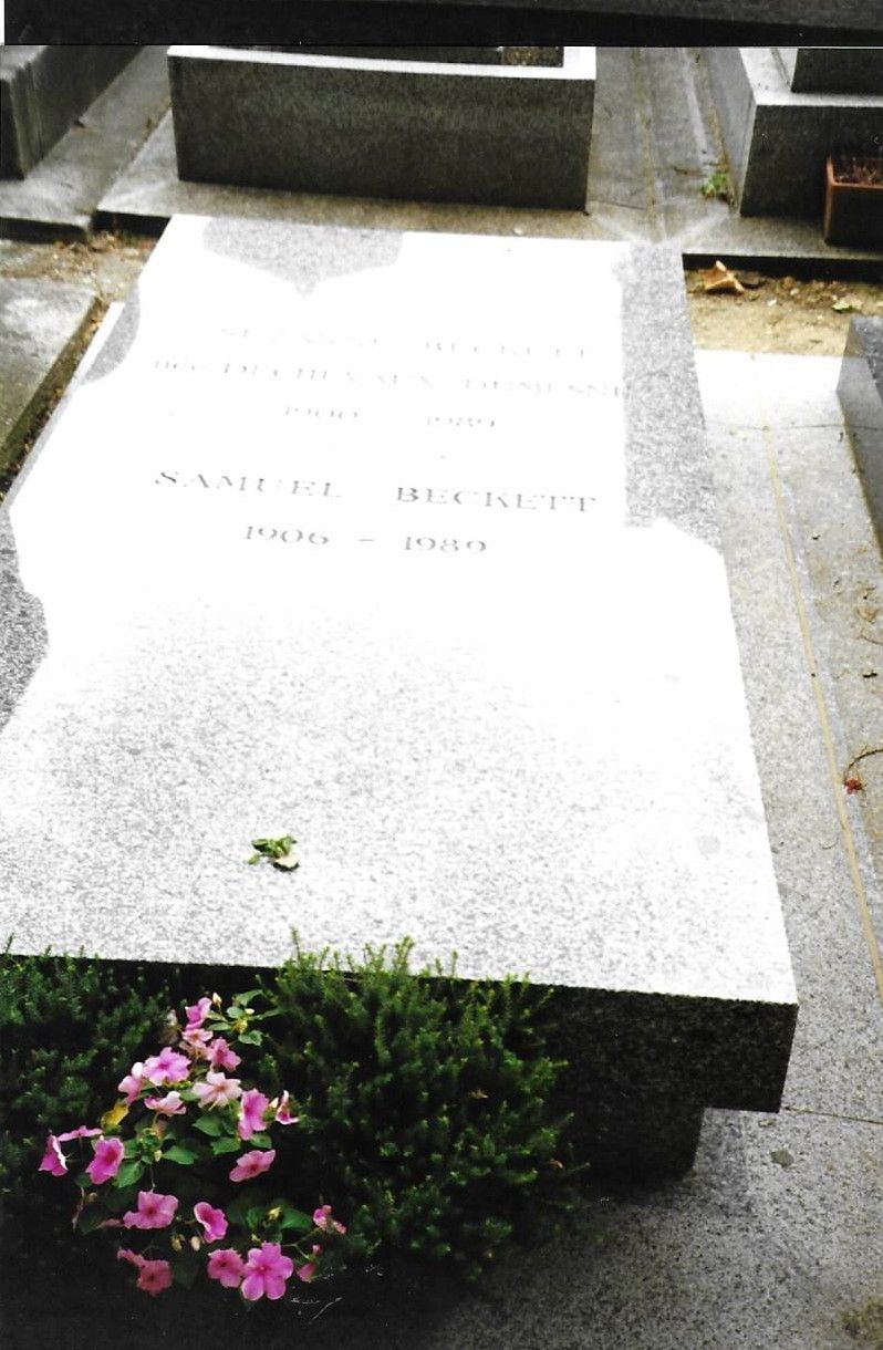 Paris, cimetière Montparnassse, tombe de samuel Beckett (75)