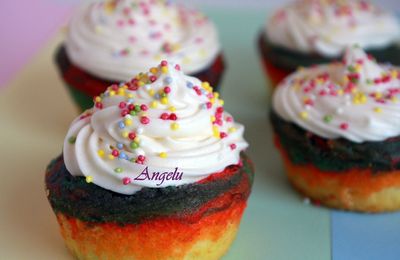 Cupcakes colorés