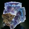 Fluorite on Sphalerite
