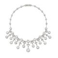 An attractive Belle Epoque Diamond neclace/Tiara