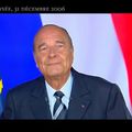 Allocution de Jacques Chirac dimanche soir Le