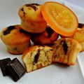 Mini muffins pépites de chocolat et orange confite