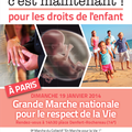 En Marche pour la Vie : Grande manifestation nationale le 19 janvier 