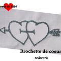 Brochette de coeurs version 2- St Valentin