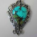 Pendentif turquoise