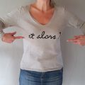 Customisation de pull #1 : texte en sequins