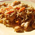 Poulet chow mein